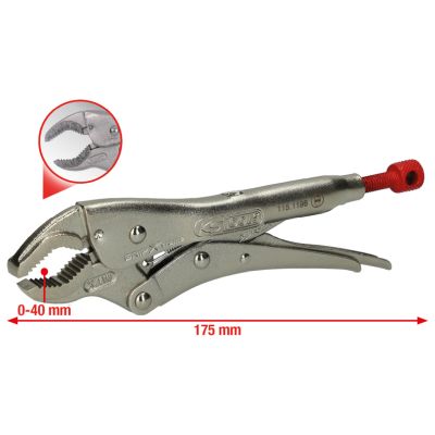 KS TOOLS - 115.1196 - Klešta za karoseriju (falcovanje i bušenje lima) (Alat, univerzalni)