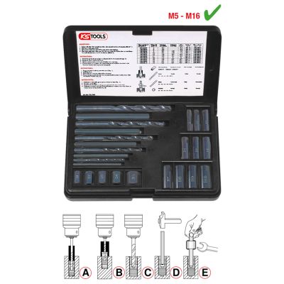 KS TOOLS - 150.1305 - Set alata za unutrašnje brušenje, svornjak (Specijalni alat, univerzalni)