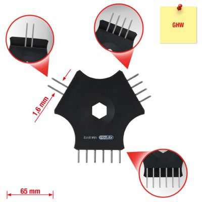 KS TOOLS - 154.0112 - Alat za otključavanje, pljosnati/okrugli utikač (Alat, univerzalni)