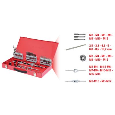 KS TOOLS - 331.0644 - Komplet alata za rezanje navoja (Alat, univerzalni)