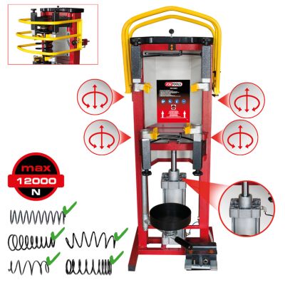 KS TOOLS - 500.8800 - Zatezni mehanizam, zatezač opruge (Specijalni alat, univerzalni)