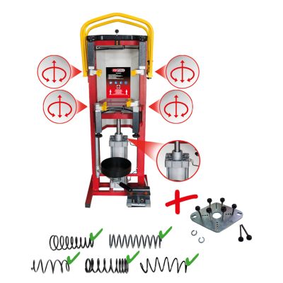 KS TOOLS - 500.8805 - Zatezni mehanizam, zatezač opruge (Specijalni alat, univerzalni)