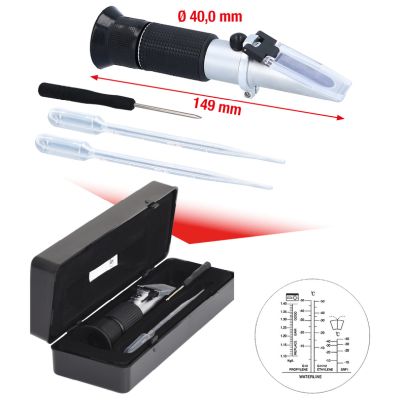 KS TOOLS - 550.1290 - Instr. za kontr.antifriza/kiseline akumulat. (refraktometar) (Radionička oprema)