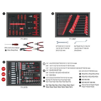 Slika KS TOOLS - 713.0215 - Set alata (Alat, univerzalni)