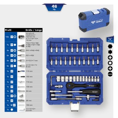 KS TOOLS - BT020046 - Garnitura nasadnih ključeva (Alat, univerzalni)