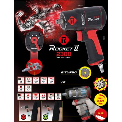 KS TOOLS pneumatski pištolj 1/2" rocket ii 2.300 nm - 512.0002