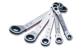 Picture of LASER TOOLS - 1750 - Ratchet Ring Open-ended Spanner Set (Tool, universal)