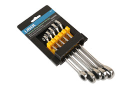 Picture of LASER TOOLS - 6295 - Ratchet Ring Open-ended Spanner Set (Tool, universal)