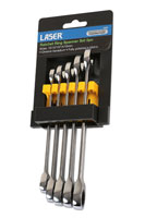 Picture of LASER TOOLS - 6295 - Ratchet Ring Open-ended Spanner Set (Tool, universal)