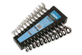 Picture of LASER TOOLS - 6296 - Ratchet Ring Open-ended Spanner Set (Tool, universal)