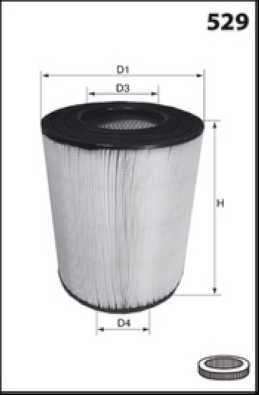 Image de Filtre à air - MISFAT - R1045