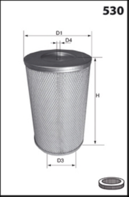 Image de Filtre à air - MISFAT - R594