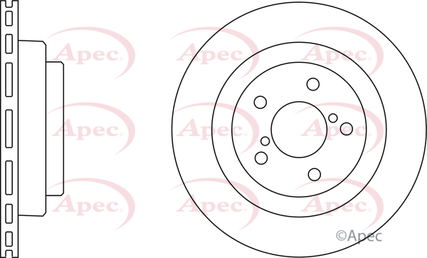 Picture of APEC - DSK2456 - Brake Disc (Braking System)
