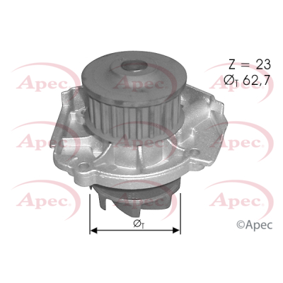 Picture of APEC - AWP1500 - Water Pump, engine cooling (Cooling System)