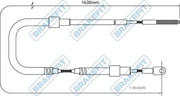 Picture of APEC - BBC3023 - Cable Pull, parking brake (Braking System)