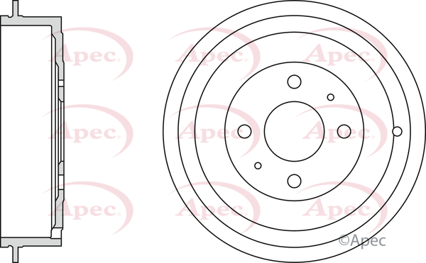 Picture of APEC - DRM9157 - Brake Drum (Braking System)