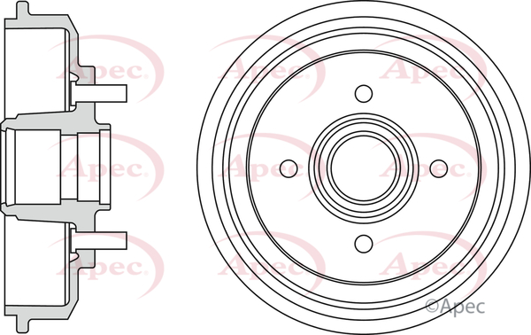 Picture of APEC - DRM9203 - Brake Drum (Braking System)