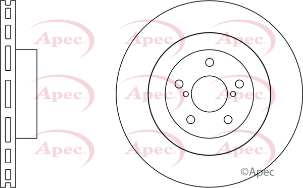 Picture of APEC - DSK2072 - Brake Disc (Braking System)