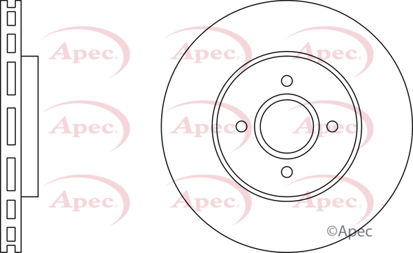 Picture of APEC - DSK2185 - Brake Disc (Braking System)