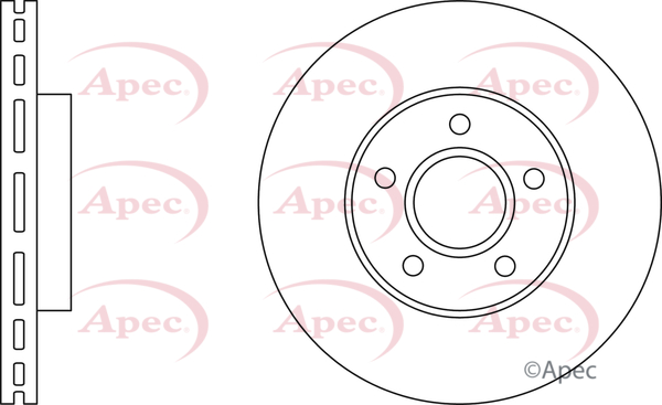 Picture of APEC - DSK2203 - Brake Disc (Braking System)