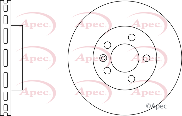 Picture of APEC - DSK2248 - Brake Disc (Braking System)