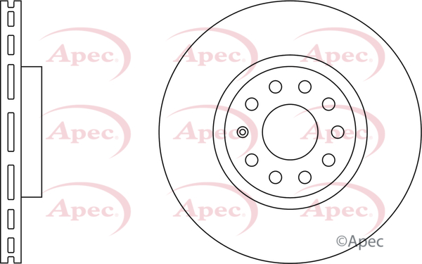 Picture of APEC - DSK2338 - Brake Disc (Braking System)