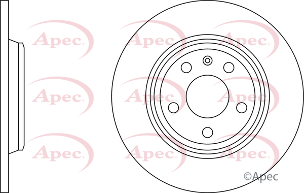 Picture of APEC - DSK2540 - Brake Disc (Braking System)