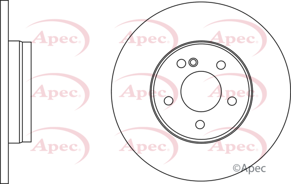 Picture of APEC - DSK2591 - Brake Disc (Braking System)