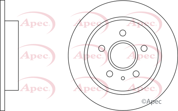 Picture of APEC - DSK2675 - Brake Disc (Braking System)