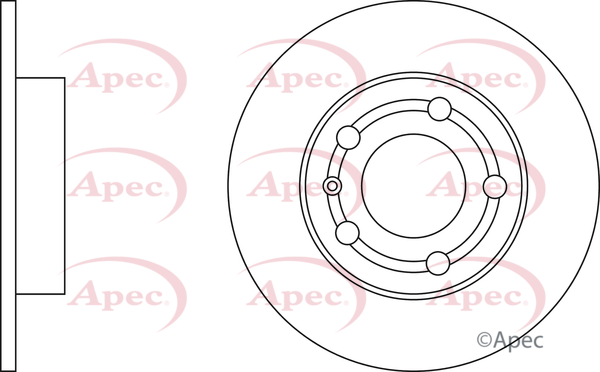 Picture of APEC - DSK274 - Brake Disc (Braking System)