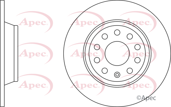 Picture of APEC - DSK2820 - Brake Disc (Braking System)