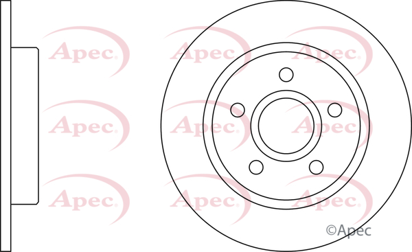 Picture of APEC - DSK2926 - Brake Disc (Braking System)