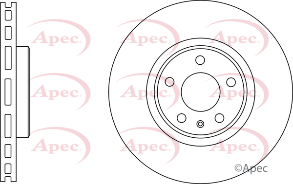 Picture of APEC - DSK3003 - Brake Disc (Braking System)