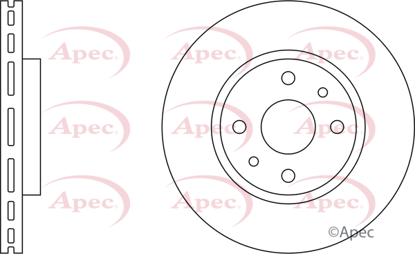 Picture of APEC - DSK822 - Brake Disc (Braking System)