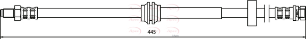 Picture of APEC - HOS3395 - Brake Hose (Braking System)