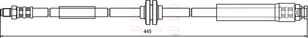 Picture of APEC - HOS3670 - Brake Hose (Braking System)