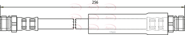 Picture of APEC - HOS3696 - Brake Hose (Braking System)