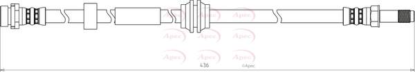 Picture of APEC - HOS3796 - Brake Hose (Braking System)