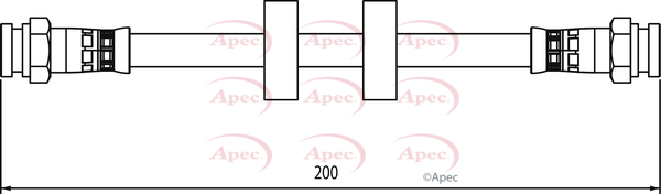 Picture of APEC - HOS3969 - Brake Hose (Braking System)