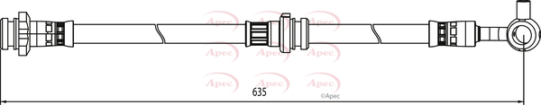 Picture of APEC - HOS4057 - Brake Hose (Braking System)