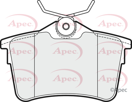 Picture of APEC - PAD1659 - Brake Pad Set, disc brake (Braking System)