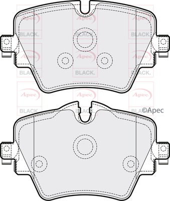 Picture of APEC - PAD2050B - Brake Pad Set, disc brake (Braking System)