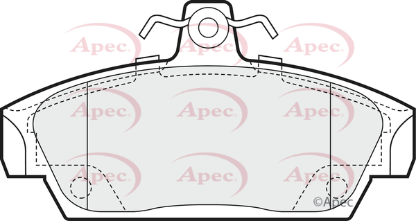 Picture of APEC - PAD659 - Brake Pad Set, disc brake (Braking System)