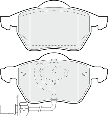 Picture of APEC - PD3015 - Brake Pad Set, disc brake (Braking System)