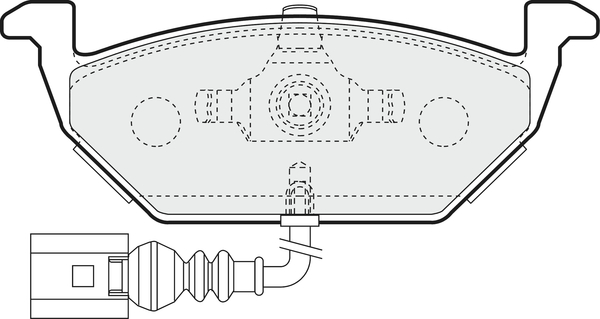 Picture of APEC - PD3031 - Brake Pad Set, disc brake (Braking System)