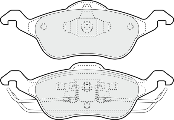 Picture of APEC - PD3039 - Brake Pad Set, disc brake (Braking System)