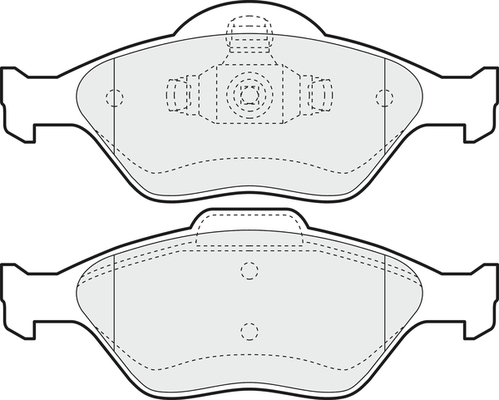 Picture of APEC - PD3048 - Brake Pad Set, disc brake (Braking System)