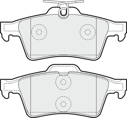 Picture of APEC - PD3061 - Brake Pad Set, disc brake (Braking System)