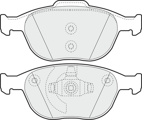 Picture of APEC - PD3074 - Brake Pad Set, disc brake (Braking System)