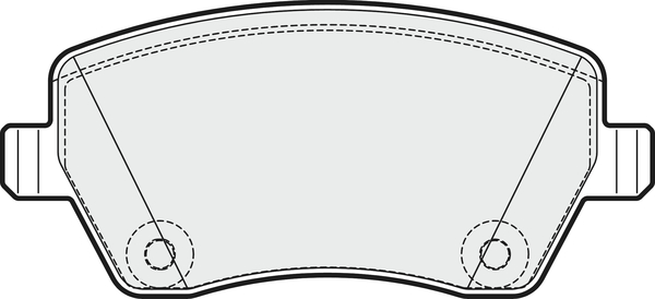 Picture of APEC - PD3075 - Brake Pad Set, disc brake (Braking System)